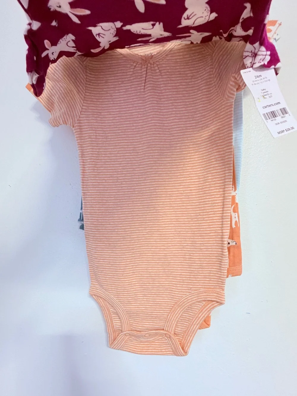 Carter's Baby Infant Animal Prints 5-Pack Bodysuits - Multi, 24 months NWT - Picture 5 of 9